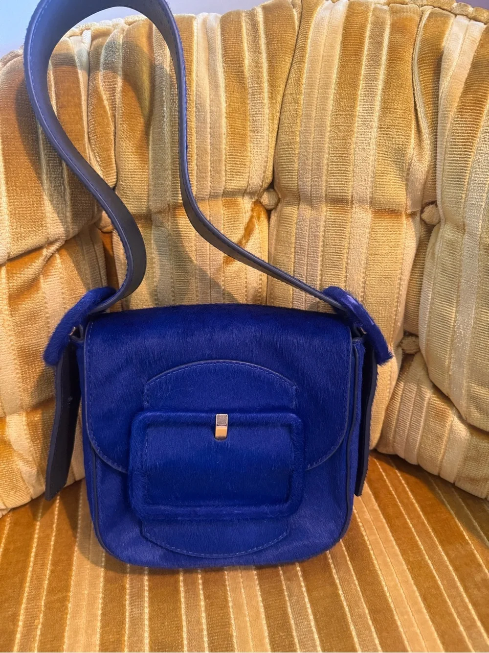 Tory Burch Sawyer Calf hair shoulder bag